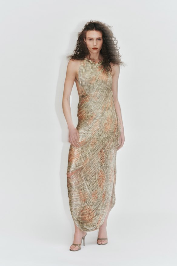 Vanessa Spencer says Christopher Esber is always a strong choice for sheer draping in evening dresses.