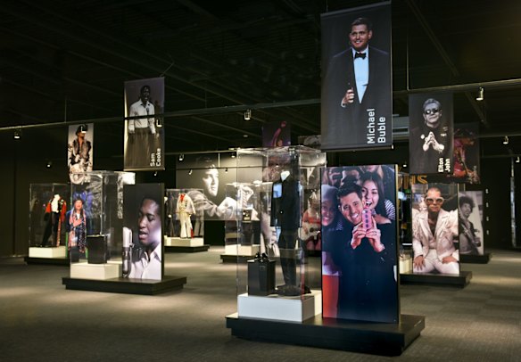 There's also a collection of outfits and other memorabilia provided by artists influenced by Elvis.