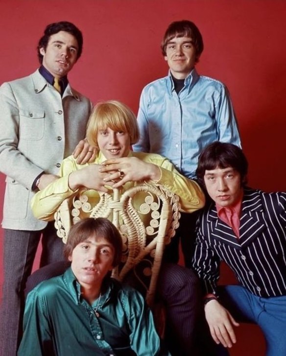 The Easybeats: Drummer and impromptu manager Gordon “Snowy” Fleet pictured top left.