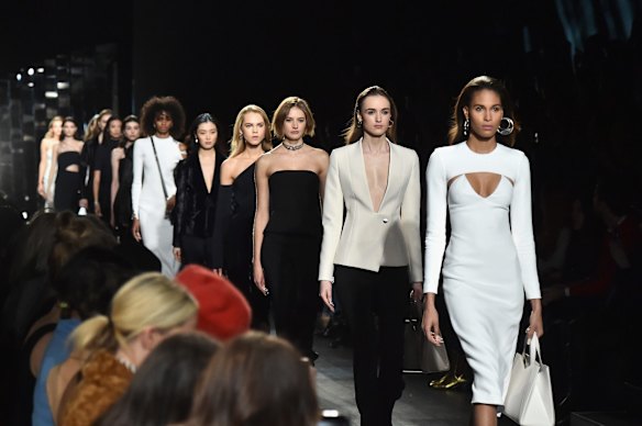 Following Hillary Clinton declaring that "the future is female" in a video message last week, Cushnie Et Ochs followed suit with the same lyrics in the song the models strutted to on the catwalk.