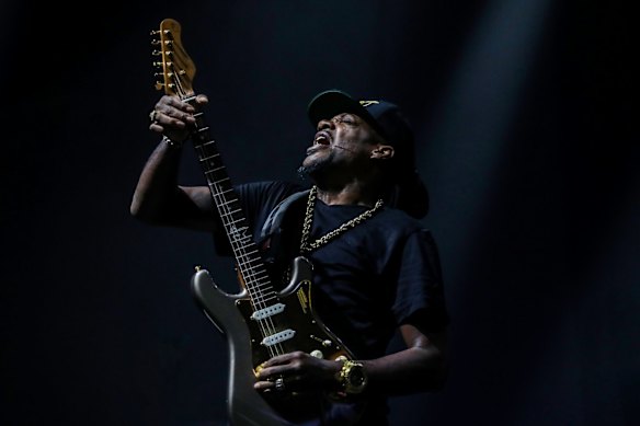American blues rock guitarist Eric Gales.