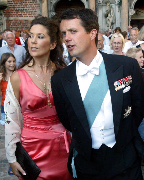 Denmark’s Crown Prince Frederik and Princess Mary in the early years of their relationship.