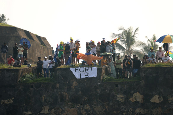 The punters are loving it in Galle. 