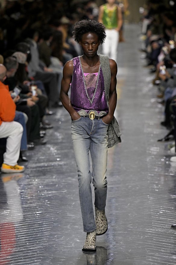 Dior menswear, designed by Jonathan Anderson at Paris Fashion Week.