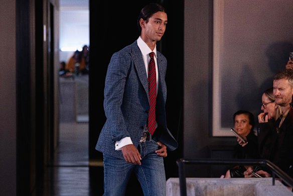 More casual looks crept into the corporate wardrobe at Farage, without losing any polish.