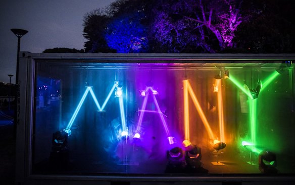 Vivid in the Royal Botanic Gardens.