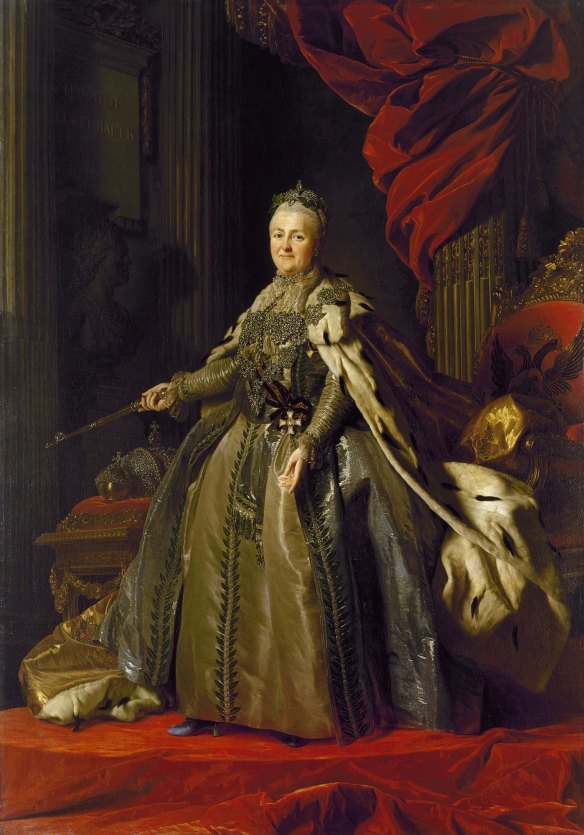 Portrait of Catherine the Great, courtesy of the National Gallery of Victoria.