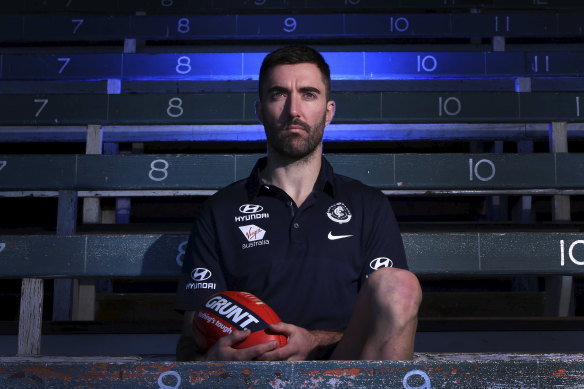 Carlton veteran Kade Simpson.