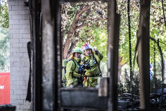 Two Olive restaurants subject to arson attack. Mawson location.