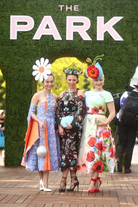 The Park, a new precinct launched at Flemington last year, has attracted more young racegoers.