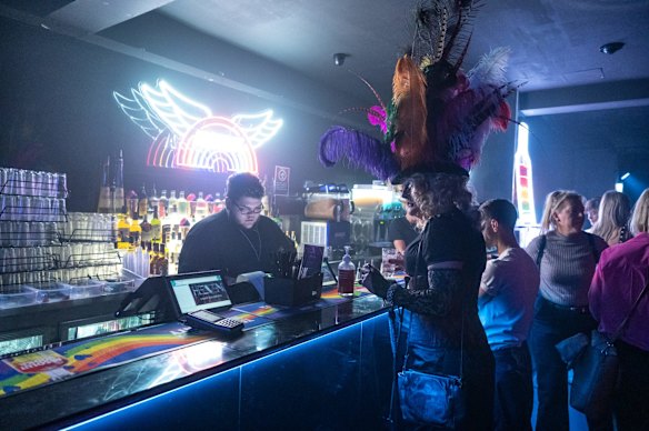People gather at Heaven nightclub on Oxford St.
