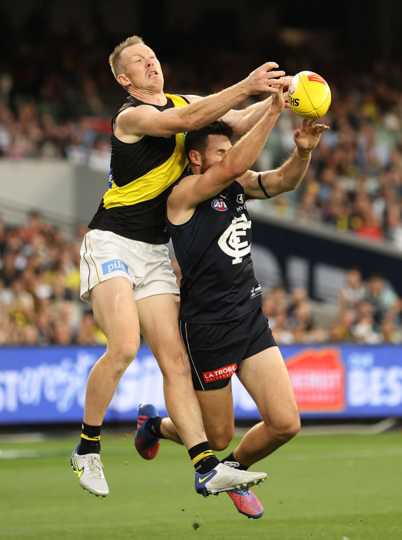 Jack Riewoldt and Mitch McGovern.