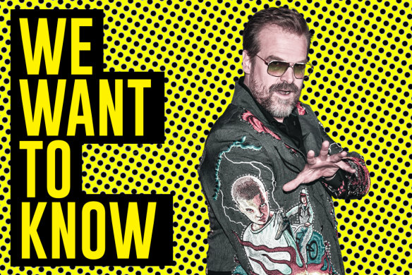 How did David Harbour become Mr Lily Allen?