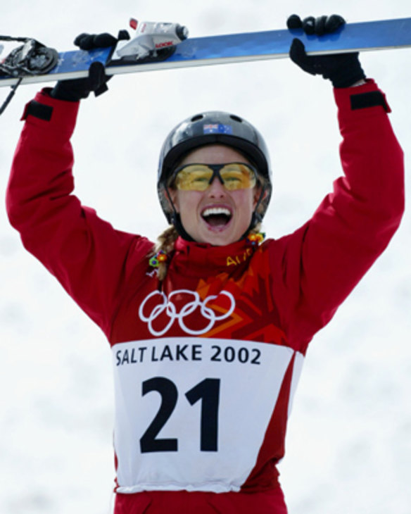 Alisa Camplin won the gold medal with a score of 193.47. It was Australia's second gold in Salt Lake City, after never having won one previously.