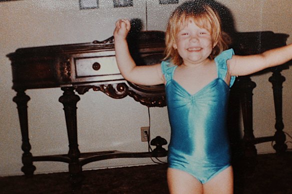 A family photo of released kidnapped victim Jaycee Dugard at the age of 3. 