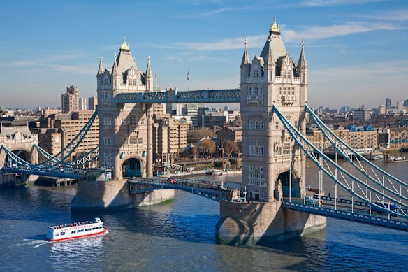 Tower Bridge, London, England: Some bridges are entirely functional, but it's safe to say that Tower Bridge leans towards the other end of the scale. The actual bridge part itself – which can be lifted to let ships through – is fairly mundane. But the ludicrous Victorian Gothic decorative towers either side are unashamedly showing off. It's possible to go inside to see the hydraulic system that lifts the bridge, and stroll across the walkway that links the tops of the towers.