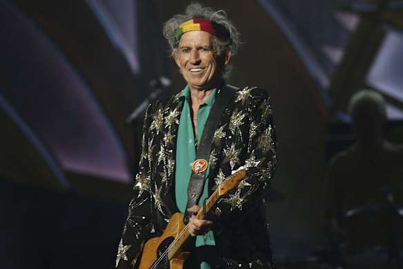 Rolling Stones in concert, at the Rod Laver Arena.