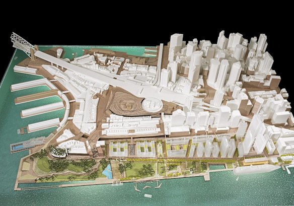 Architect Philip Thalis' original designs for Barangaroo.
