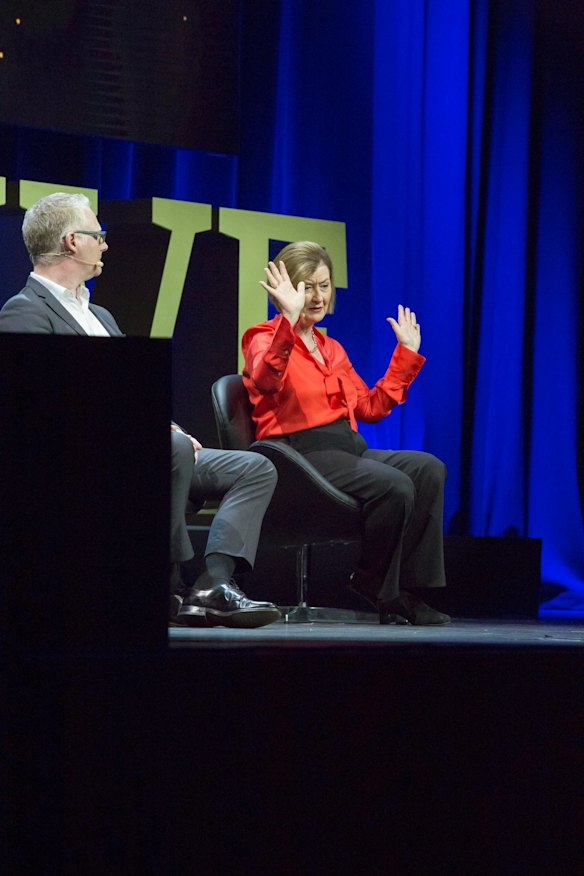 The Sydney Morning Herald's award-winning investigative journalist Kate McClymont at the SMH Live Year in Review subscribers event.