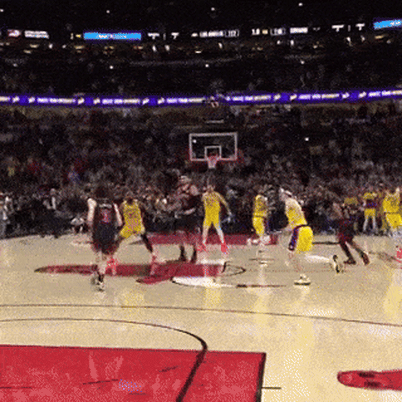 Josh Giddey’s game-winner over LeBron James and the Los Angeles Lakers last season.