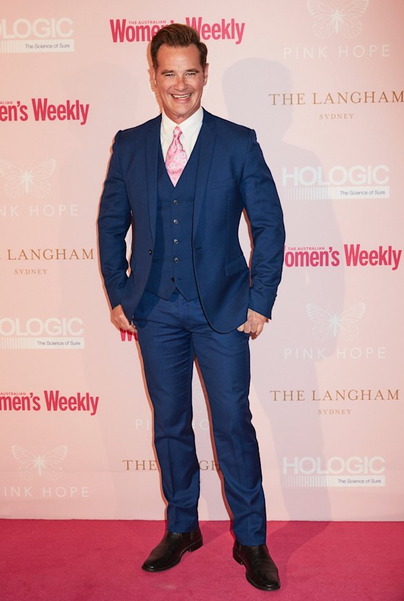 Gossip guru Richard Reid at Pink Hope's #KnowYourRisk campaign launch at The Langham, Sydney.