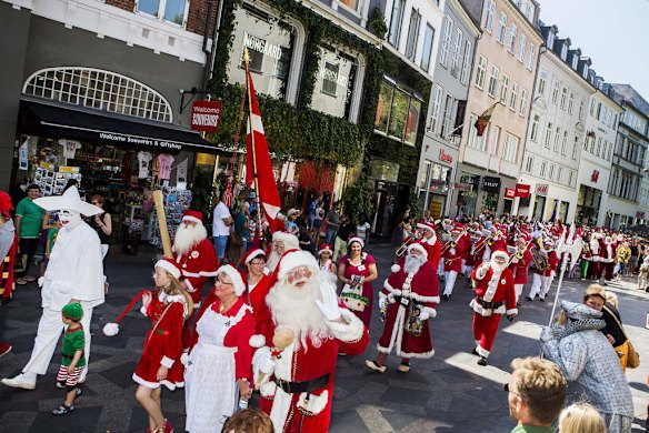 Santa arrives in Denmark