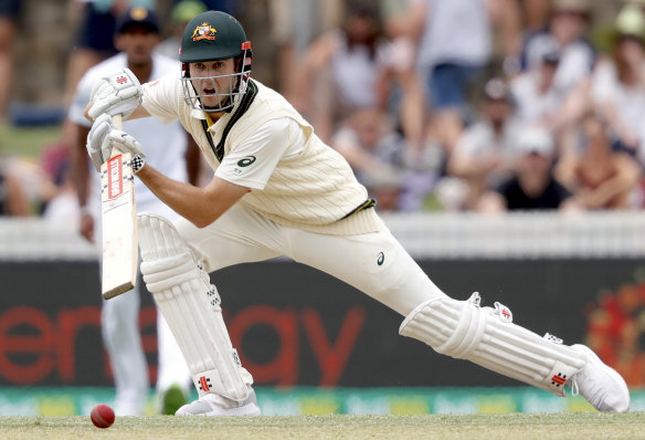 Kurtis Patterson scored a maiden Test century against Sri Lanka in Canberra earlier this month. 