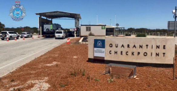 The teenager was fined $3000 and handed a lifetime driving suspension after speeding through the border checkpoint. 