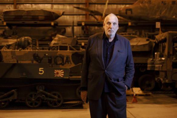 Director Phillip Noyce visited the Australian War Memorial Treloar facility on Thursday to conduct research for his latest film depicting the Rats of Tobruk. 