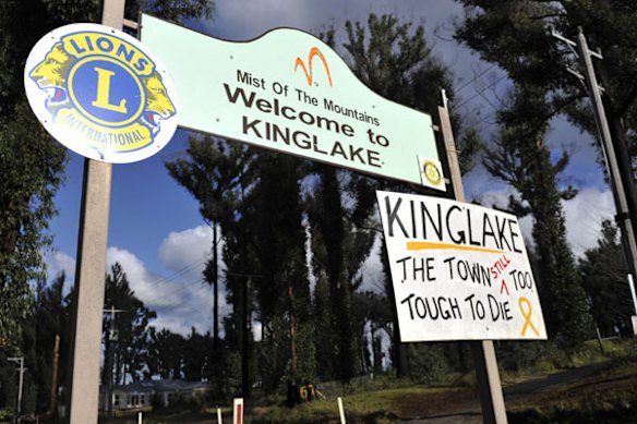 Kinglake's residents prove the claim their town is too tough to die.