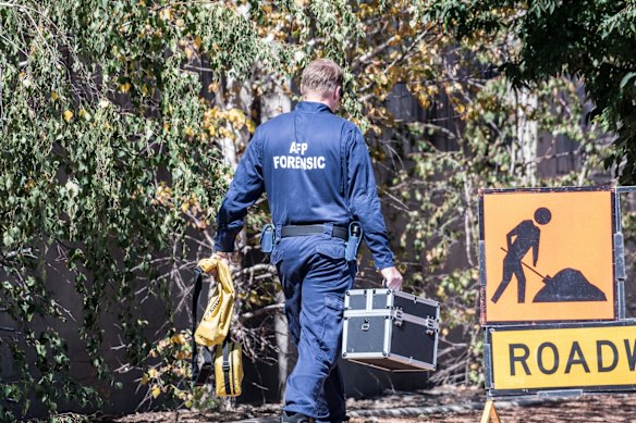 ACT police officers at Hall Best Lane, Gungahlin investigate the suspicious death of a 56-year-old man. 