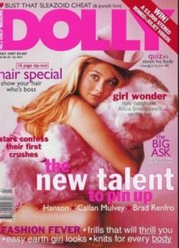 Clueless actress Alicia Silverstone put on her cowboy hat, grabbed a teddy and graced the cover in 1998.