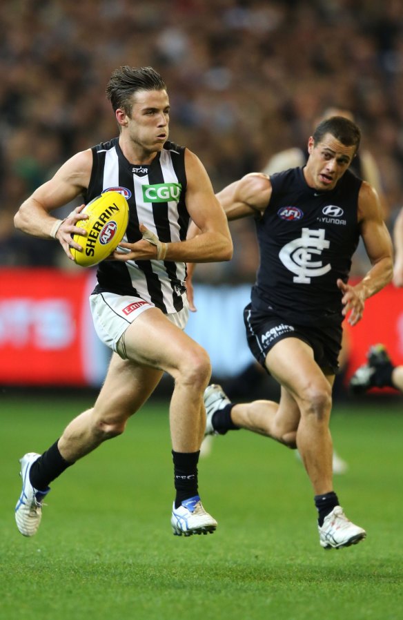 Battling injury: Paul Seedsman is in doubt for Friday night's game against Geelong.