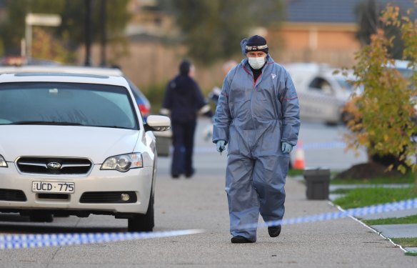 The Keysborough murder scene