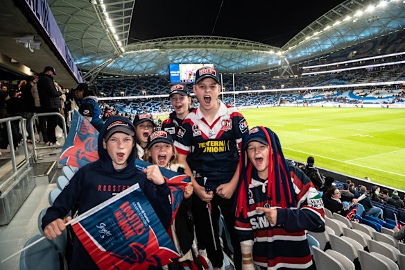 The Ballesty family is pumped for the sold-out game.