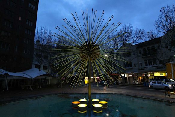 El Alamein Fountain by Bob Woodwaed. Fitzroy Gardens, Kings Cross