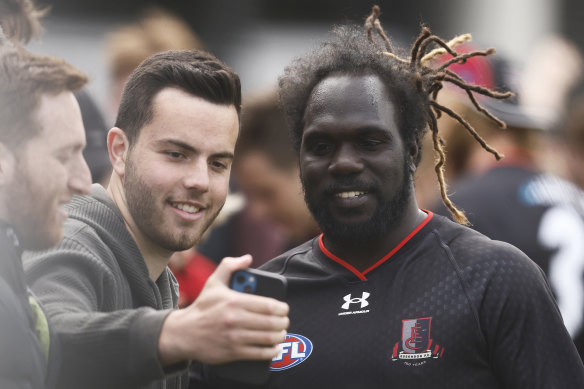 Anthony McDonald-Tipungwuti is a favourite among Essendon supporters.