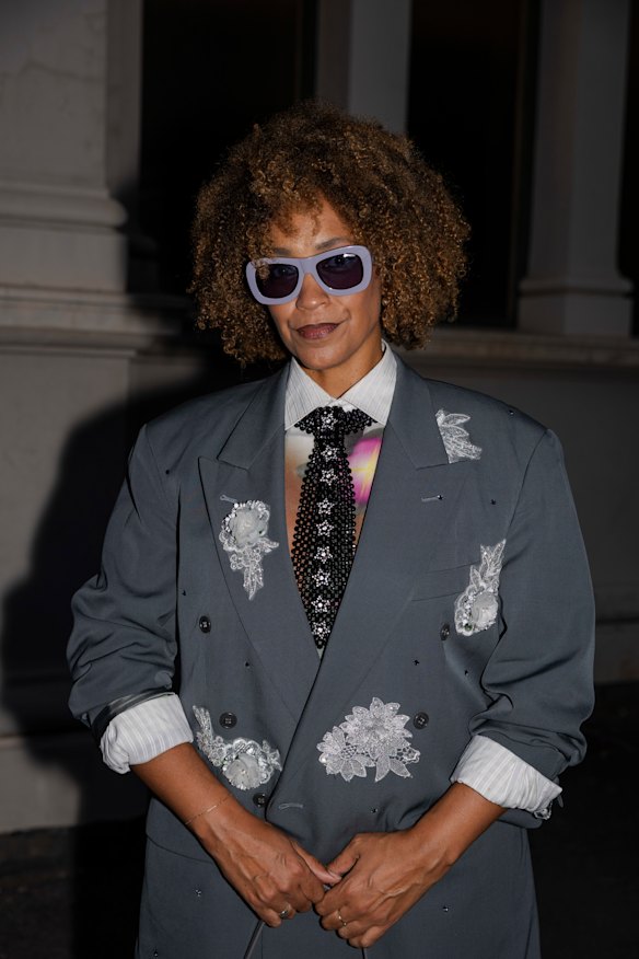 Karinda Mutabazi loves wearing a double-shirt combination.