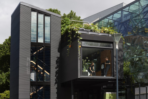 The garden around the Federation Square house by Joost Bakker is dynamic and thriving.