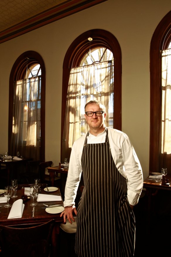 Chef Michael Ryan of Provenance restaurant in Beechworth.