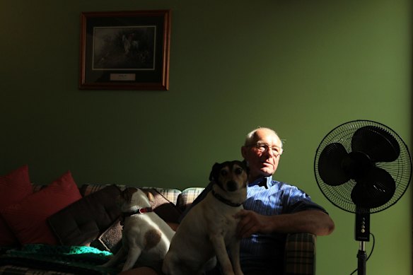 Roger Rogerson at his house in Padstow Heights in 2011