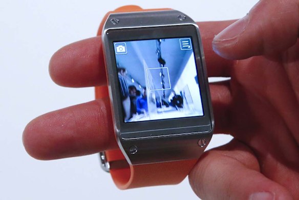 Samsung's Galaxy Gear smart watch.