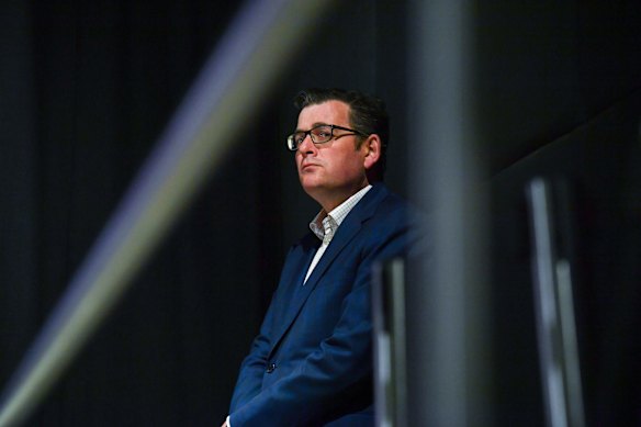 SEPTEMBER 11. Victorian Premier Daniel Andrews addresses the media at his daily briefing.