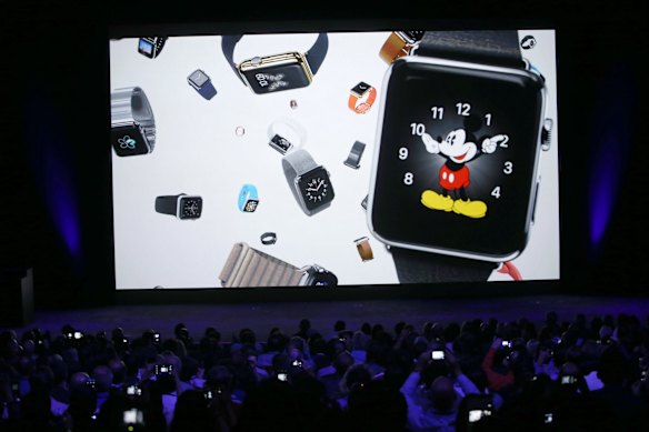 Apple Watch can be customised with different bands and faces.