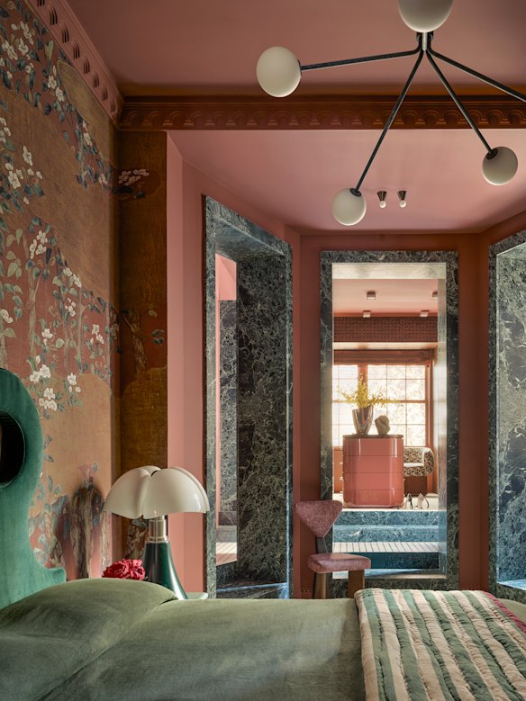 The “almost theatrical” wardrobe.