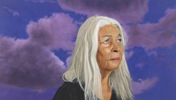 Angus McDonald’s portrait of Marcia Langton, AO is an Archibald finalist.