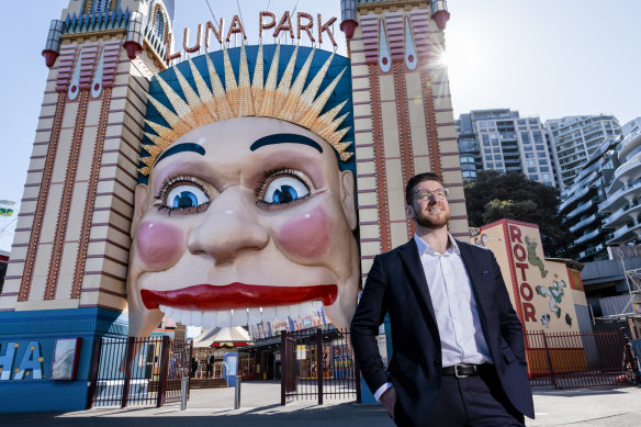 John Hughes, the new 37-year-old CEO of Luna Park.