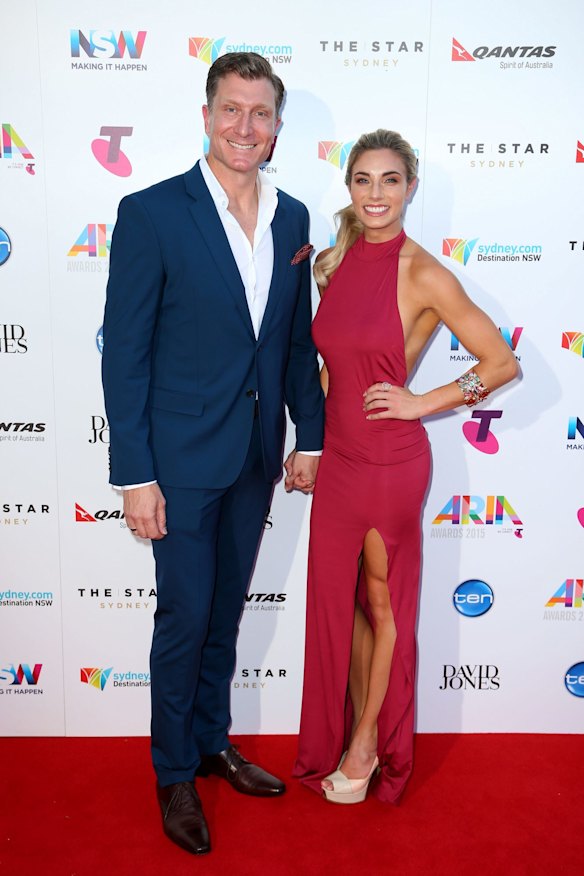 Simon Pryce and partner arrives.