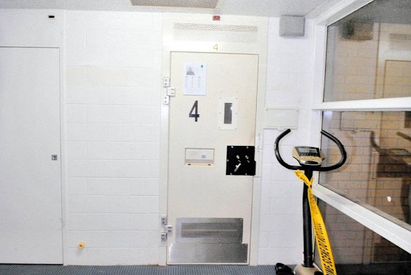 Johnson told the court he deliberately left the exercise bike outside his cell in case he needed a weapon in a fight.