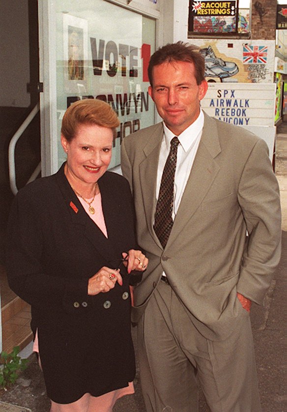 Bronwyn Bishop and Tony Abbott.